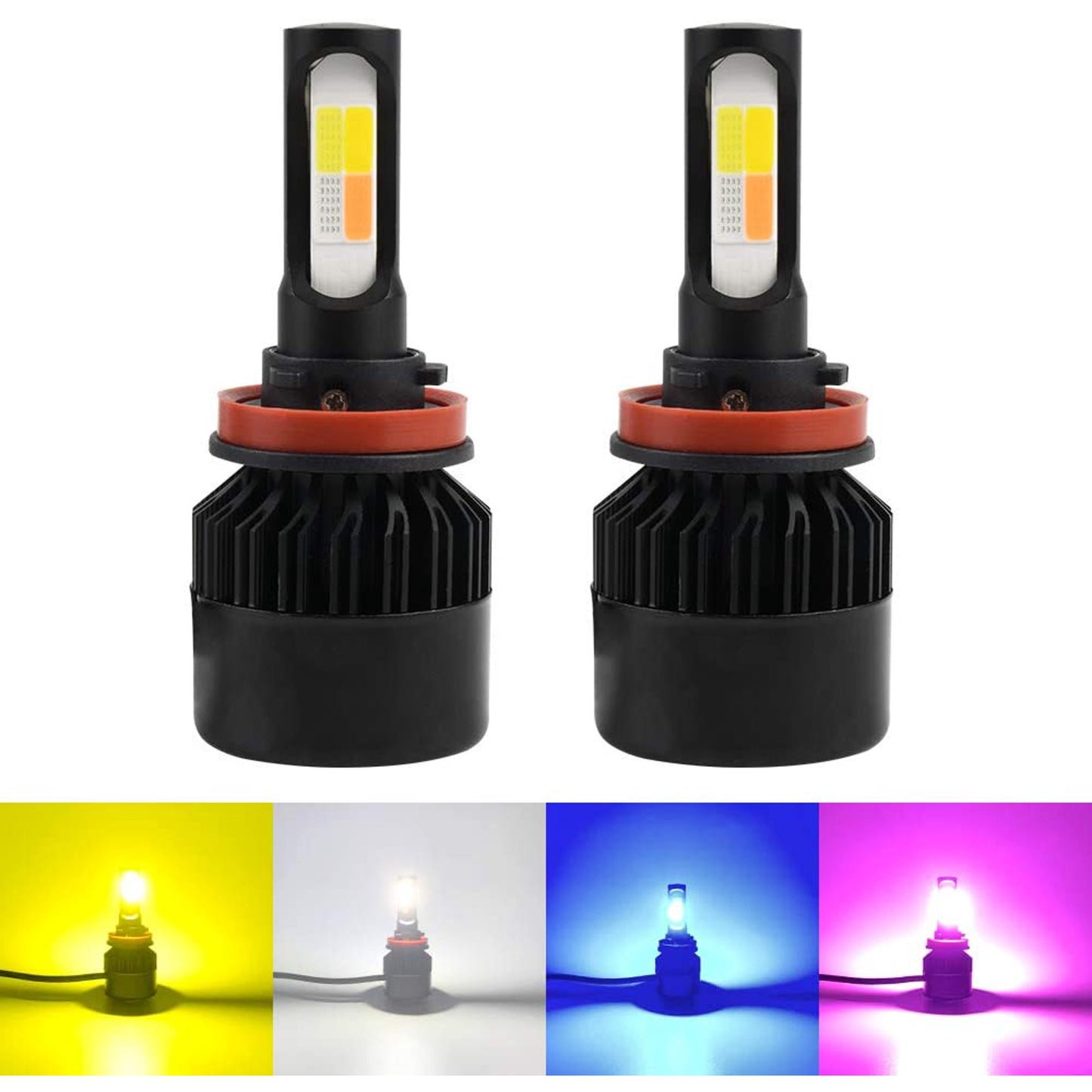 4 Color LED Fog Light (H11)