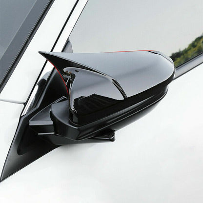 Honda Civic X Carbon Fiber Batman & Black Style Side Mirror Covers
