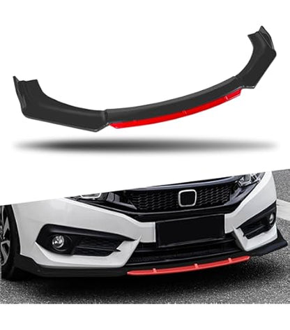 4 PCS Car Front Splitter in ABS Plastic
