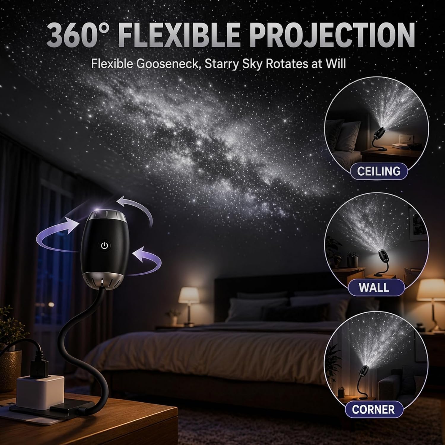 Multipurpose Galaxy Projector - USB