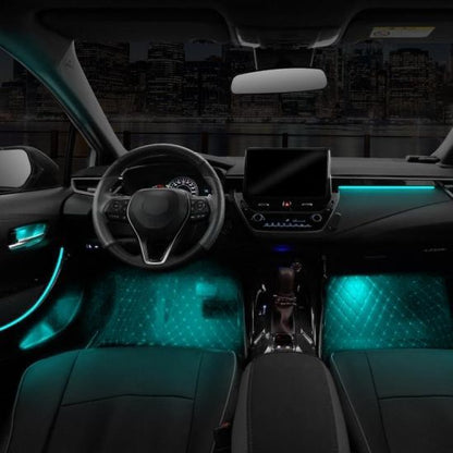 7 Color LED Car Interior Atmosphere Light (Remote Controlled)