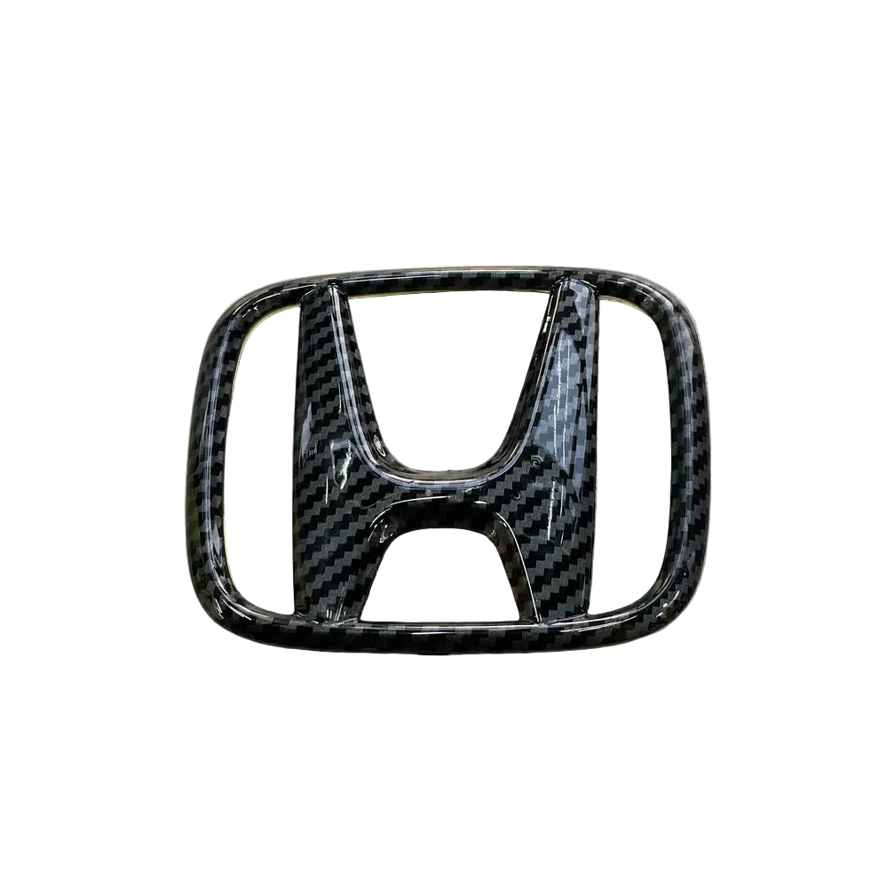 Honda Steering Carbon Fiber Logo