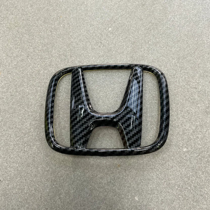 Honda Steering Carbon Fiber Logo
