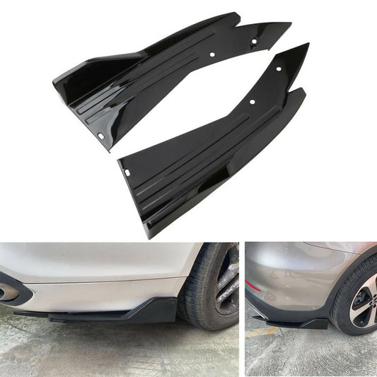 Universal Back Canards (Gloss black) in ABS Plastic