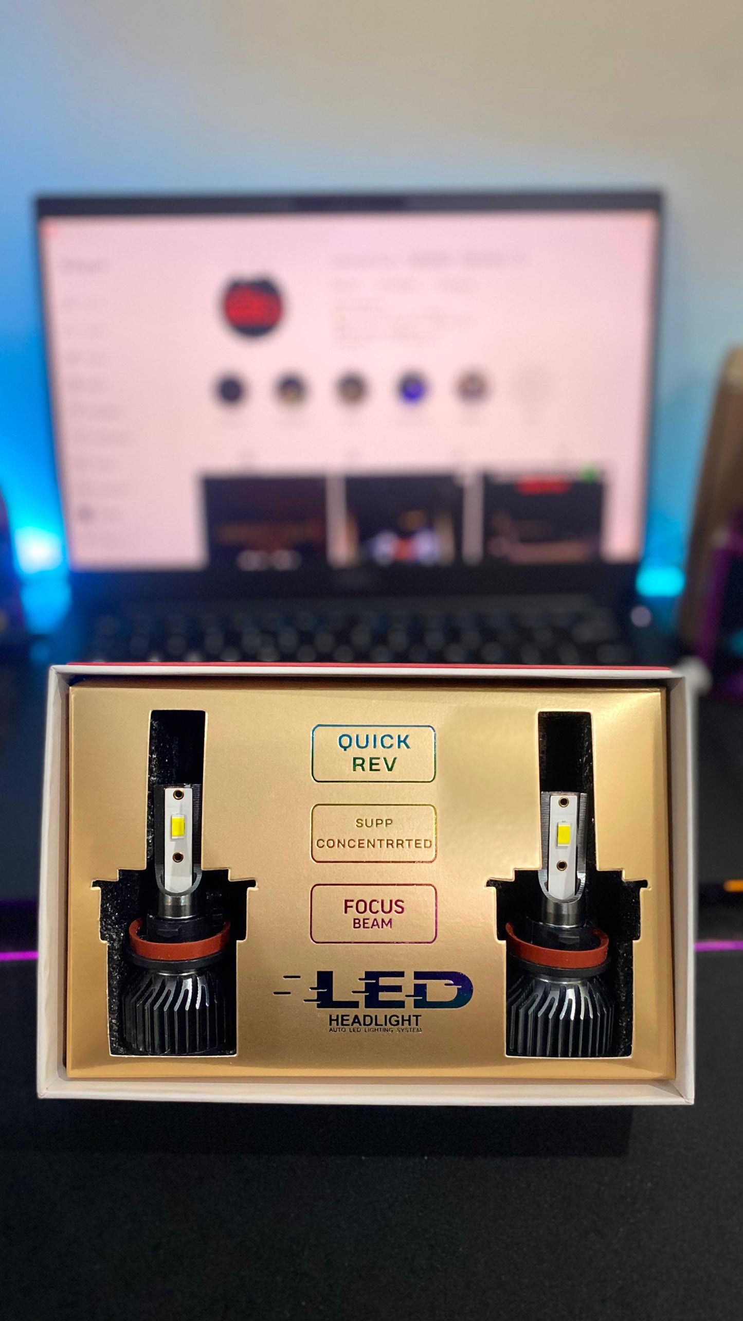 M8 pro's Lime Green Fog Lights H11