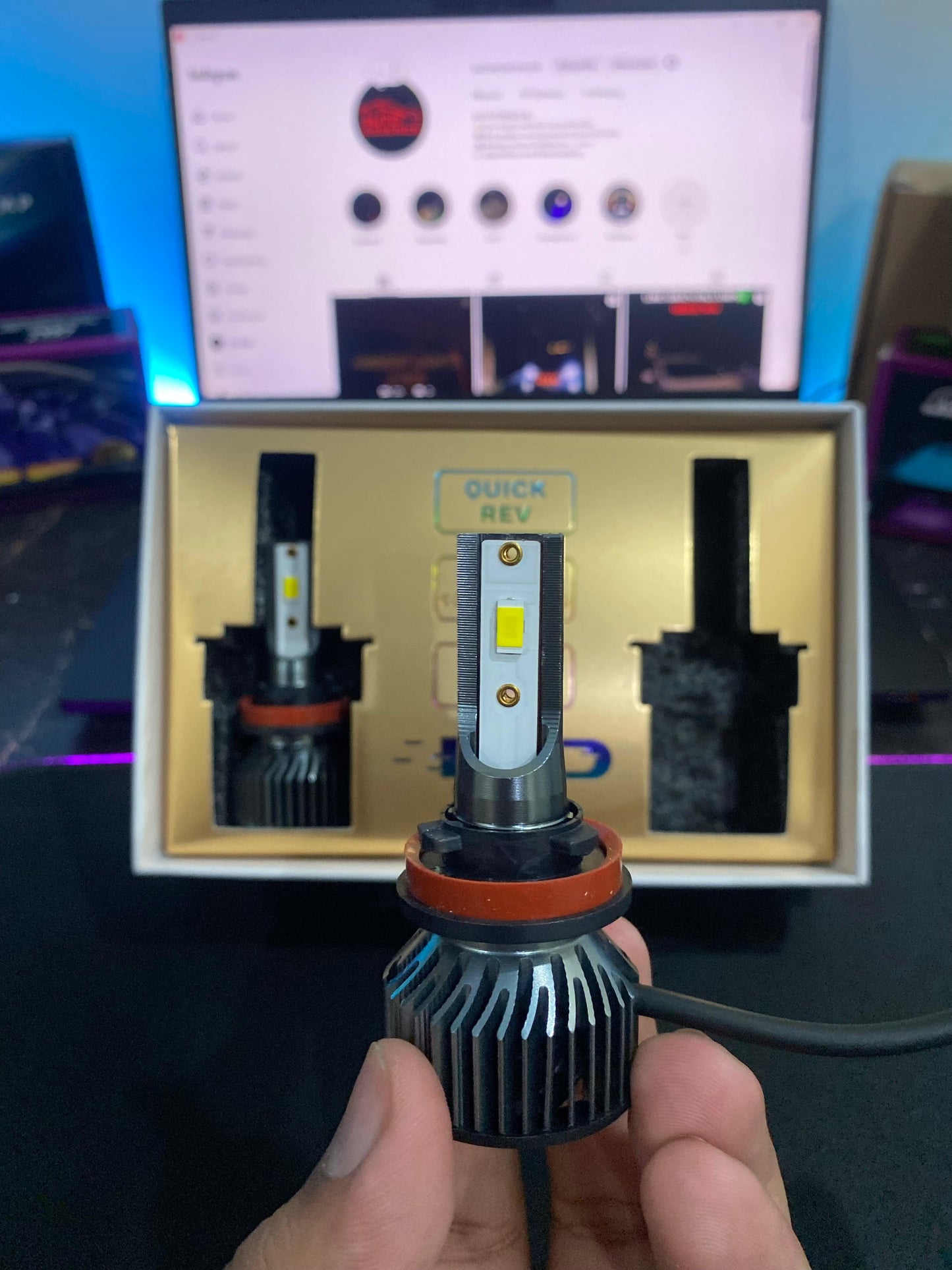 M8 pro's Lime Green Fog Lights H11